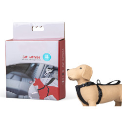 animallparadise Harnais et Ceinture de sécurité voiture, Taille XL, pour chien. Sécurité chien