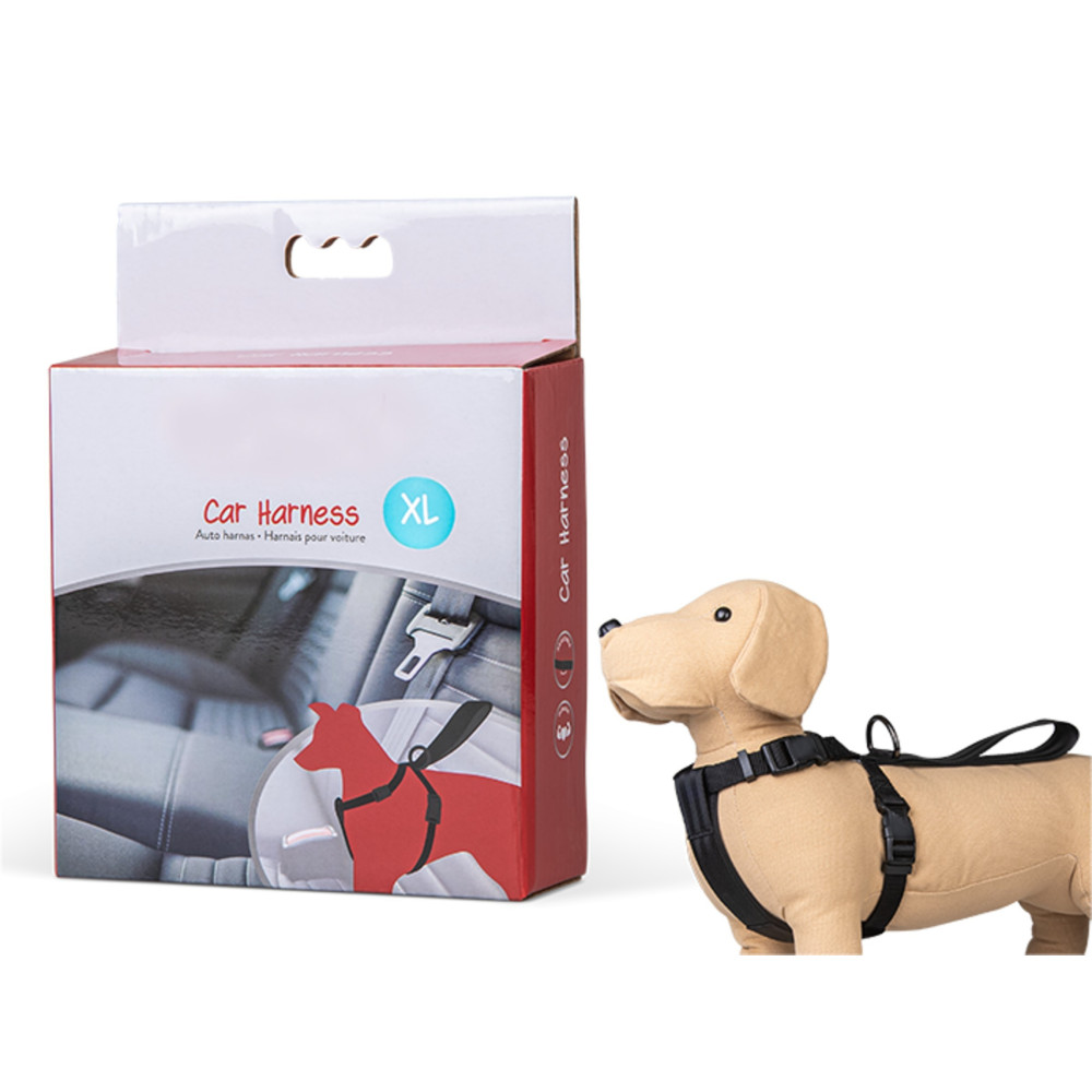 AP-VA-16833 animallparadise Arnés y cinturón de seguridad para el coche, talla XL, para perros. Seguridad de los perros