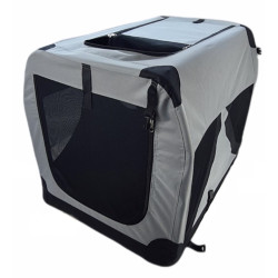 animallparadise Box de transport pliable pour voiture XL .59 x 81 x 59 cm. pour chien Cage de transport
