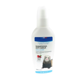 animallparadise Geruchshemmendes Shampoo für Frettchen, trocken und ohne Spülung 100 ml Flasche AP-FR-170024 Pflege und Hygiene