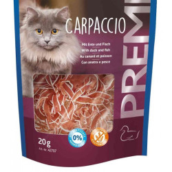Carpaccio eend en vis. Zakje van 20 g voor katten animallparadise AP-TR-42707 Kattensnoepjes