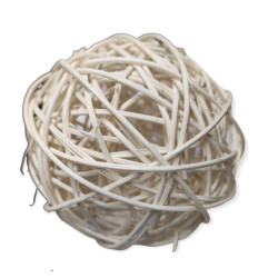 animallparadise EHOP natural rattan ball toy for rodents. Games, toys, activities