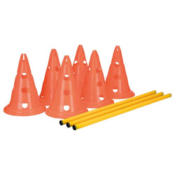 animallparadise agility obstacle set, 6 cones for dogs Agility dog