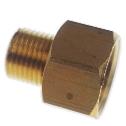 jardiboutique Brass adapter for 1/4" to 1/8" pool pressure gauge Pressure gauge