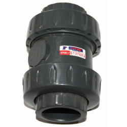 Jardiboutique ø63, PVC non-return ball valve. flap