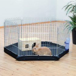 animallparadise Base black, for outdoor playground, for article 6250/6253. for rodents. Cage accessory