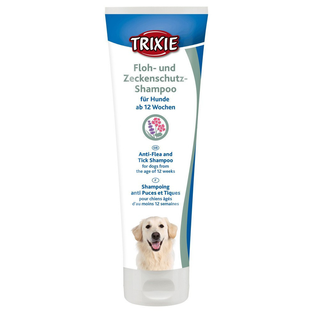 Trixie Shampoing anti-puces et tiques pour chiens 250 ml antiparasitaire
