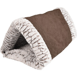 animallparadise Tunnel 32 x 55 x 23 cm tunnel en triangle Snoozzy 2 en 1 pour chat Couchage