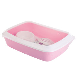 AP-VA-18555 animallparadise Caja de arena, kit mi primer gatito, iriz42 rosa, para gatos Cajas de basura