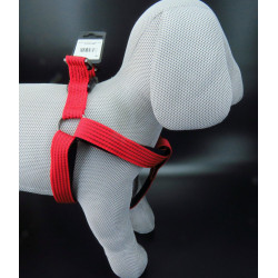 animallparadise Red Jannu Harness size S 25-45 cm 15 mm for dogs dog harness