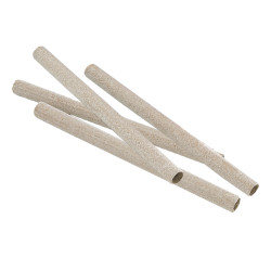 animallparadise 4 x 19 cm beige sanded perch covers, for birds Perches
