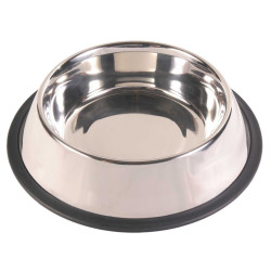 animallparadise Dog bowl ø 23cm 0.90 liter in stainless steel, non-slip. Bowl, bowl
