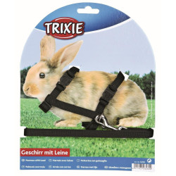 Trixie Geschirr mit Leine für Kaninchen. Zufällige Farbe. TR-6260 Halsbänder, Leinen, Geschirre