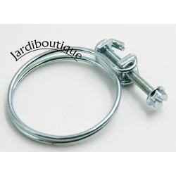JB-CDF40 jardiboutique Ø 35,5 a 40 mm abrazadera doble con tornillo ACERO ZINCADO conexión para manguera de jardín