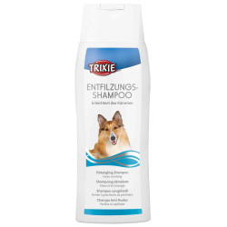 animallparadise Shampoing démêlant 250 ML avec une serviette en microfibre pour chien a poils longs Shampoing