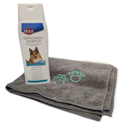 animallparadise Entwirrendes Shampoo für langhaarige Hunde, 250 ML mit einem Mikrofasertuch AP-TR-2921-2350 Shampoo