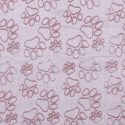 animallparadise LALIA blanket. Size L, 100 x 150 cm, old pink, for dogs. dog blanket
