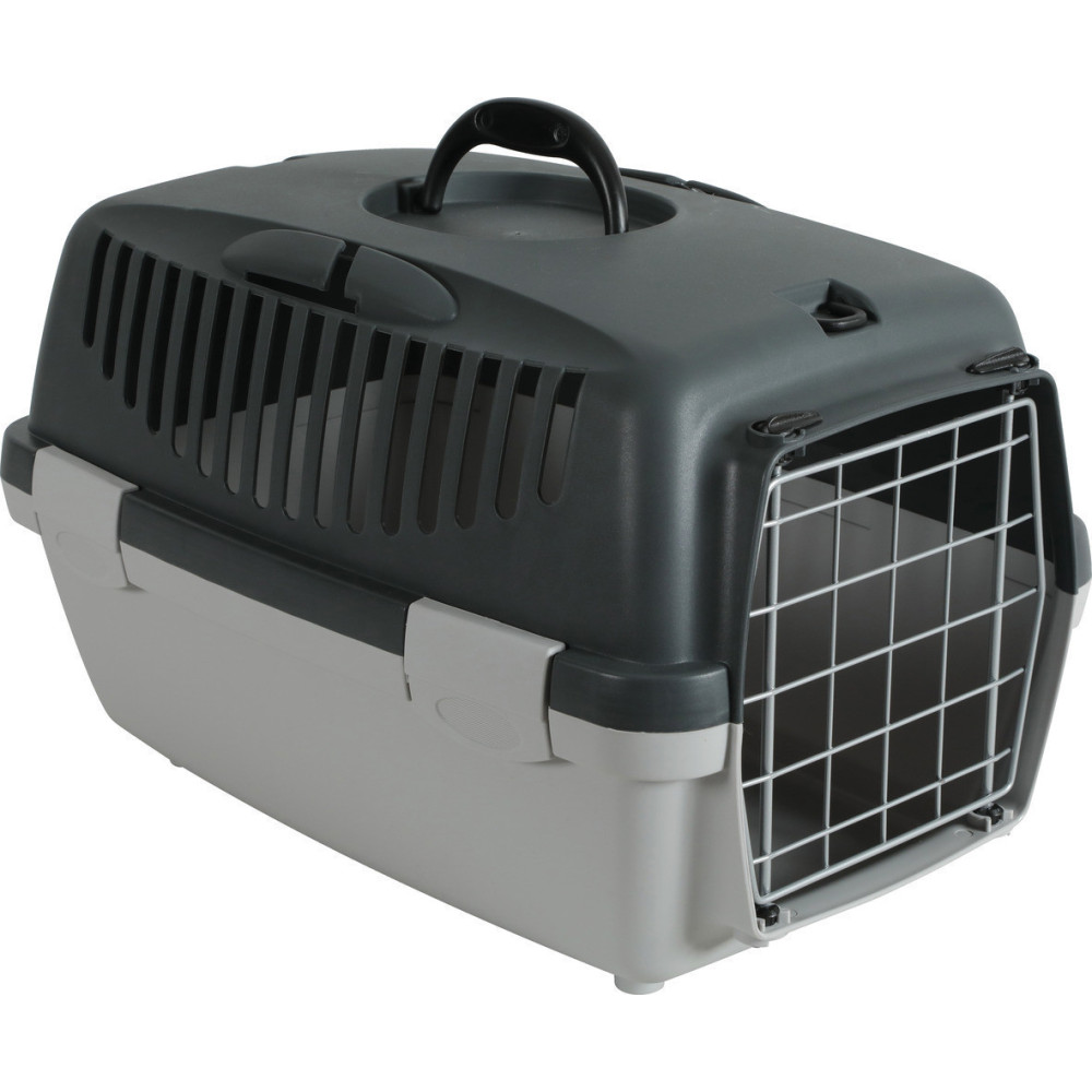 animallparadise gulliver 1 cage, metal door, size 32 x 48 x 31 cm, transport for dog max 6 kg. Transport cage