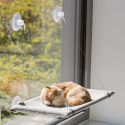 animallparadise Letto a finestra per gatti. dimensioni 50x 30 cm. AP-TR-43209 Biancheria da letto