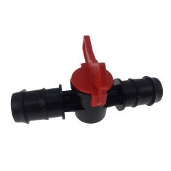 miniventiel ø25 mm - geribbeld ventiel voor 25 mm buis jardiboutique JB-BP-52981131 Druppel voor druppel