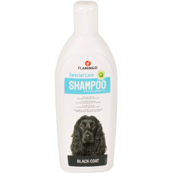 animallparadise Shampoing spécial pelage foncé 300 ml et une serviette en microfibre pour chien Shampoing