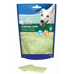 animallparadise Denta Fun Spirulina Chewing Chips pour chiens, poids 50 g. Soins des dents pour chiens