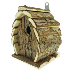 Casa de madeira natural para aves, GUIDO, 13 X 13 X 17 cm, para aves AP-FL-110298 Birdhouse