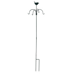 AP-ED-FB145 animallparadise Gancho (poste) para accesorios de pájaros, 148 cm de altura. Estación de alimentación de aves