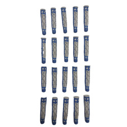jardiboutique 20 chevilles bleu 8 x 50 mm, bi-matière universelle cheville