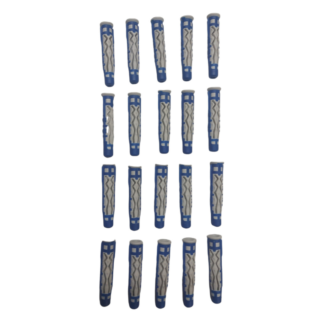 jardiboutique 20 dowels blue 8 x 50 mm, universal bi-material ankle