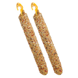 animallparadise Friandises 2 sticks premium millet rouge pour perruche , pour oiseaux Complément alimentaire