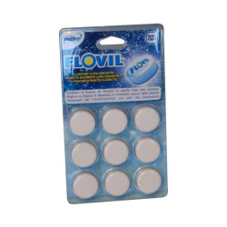 embalagem de 5 blisters de Flovil de 9 comprimidos - floculante clarificante para piscinas JB-IN-SFLOVIL-X05 Flocculent