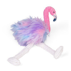 animallparadise Pink Flamingo peluche 43 cm, giocattolo per cani. AP-VA-17473 Peluche per cani