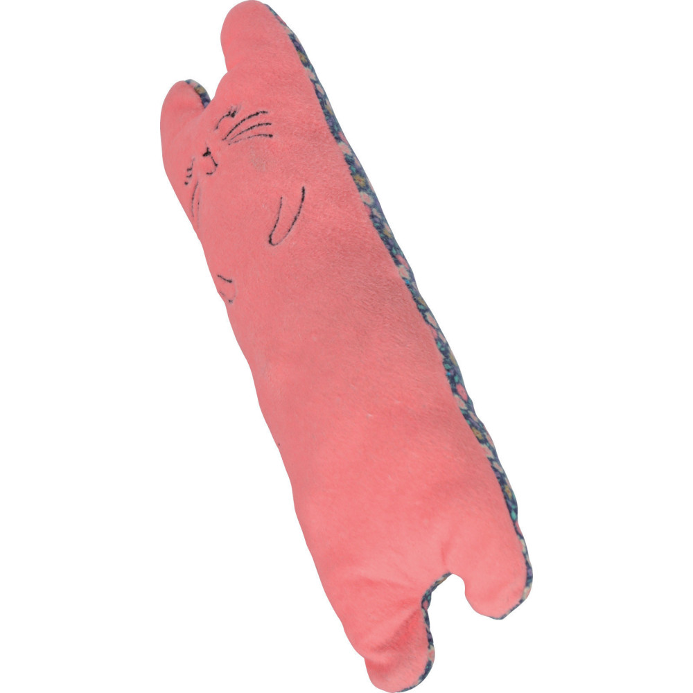 animallparadise Catnip bigcat plush toy, flower fabric, 25 x 8 x 4 cm, for cats Games with catnip, Valerian, Matatabi