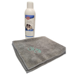 AP-TR-2917-2350 animallparadise Champú neutro, 1 litro y toalla de microfibra para perros y gatos Champú