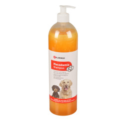 animallparadise Macadamia Shampoo 1L for dogs with microfiber towel. Shampoo