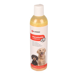 animallparadise Après-Shampooing 300ML Macadamia pour chien et serviette en microfibre. Shampoing