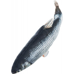 animallparadise Zappelfisch mit catnip, per usb aufladbar. für katzen. AP-TR-45795 Spiele mit Catnip, Baldrian, Matatabi