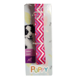 animallparadise PUPPY PIXIE guinzaglio rosa 13 mm, lunghezza 1,20 m, per cuccioli AP-ZO-466745ROS guinzaglio per cani