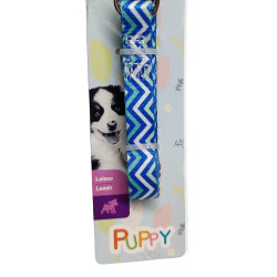 animallparadise PUPPY PIXIE blue leash 13 mm length 1,20 m for puppies. dog leash