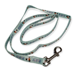animallparadise PUPPY MASCOTTE blue leash 13 mm length 1,20 m for puppies. dog leash