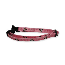 animallparadise Halsband PUPPY MASCOTTE rosa 13 mm, 25 bis 39 cm für Welpen AP-ZO-466738ROS Welpen-Halsband