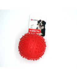1 Rubber bal ø 9 cm - voor honden willekeurige kleur Flamingo FL-517942 Hondenballen