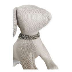 animallparadise Dog collar, 3 rows, L-XL 55 cm/2.5 mm education collar