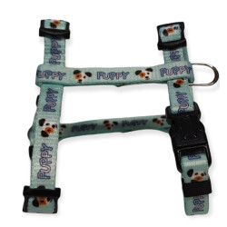 animallparadise PUPPY MASCOTTE xs 8 mm blue harness 18 to 29 cm for puppies dog harness