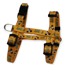 animallparadise PUPPY MASCOTTE xs 8 mm yellow harness 18 to 29 cm for puppies dog harness
