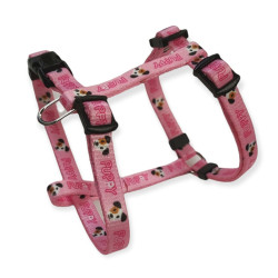 animallparadise Pink PUPPY MASCOTTE xs 8 mm harness 18 to 29 cm for puppies dog harness