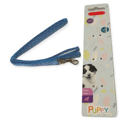 PUPPY PIXIE blauwe riem lengte 1,20 m voor puppies animallparadise AP-ZO-466742BLE hondenriem