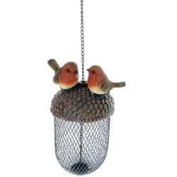 Alimentador de milho com decoração de pássaros para pendurar, de cor aleatória, para pássaros AP-ED-37000457 Amendoim, amendo...