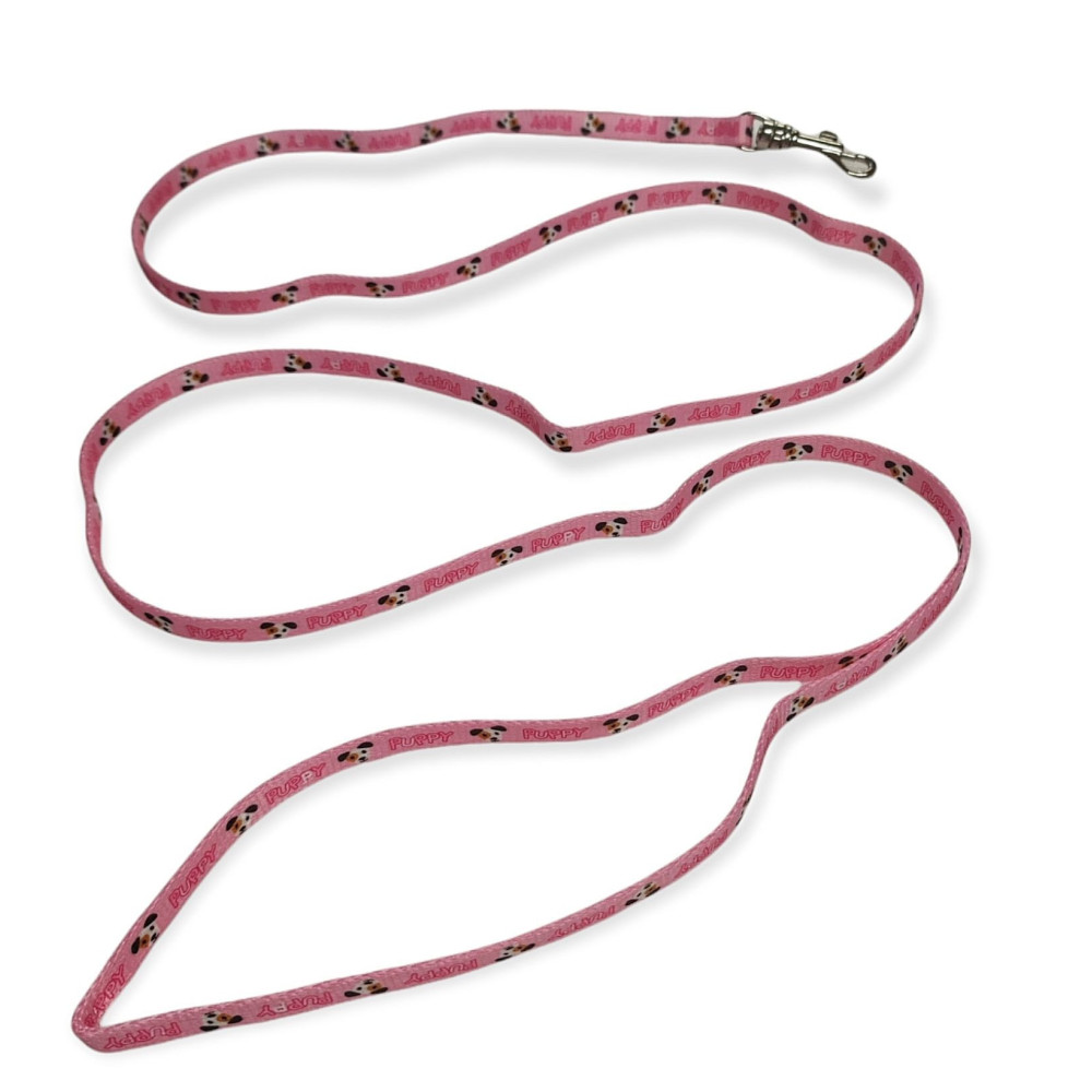 animallparadise Pink leash PUPPY MASCOTTE length 1,20m for puppies dog leash